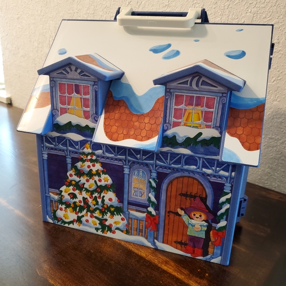 Vintage Playmobil Christmas House Toy Set 5755